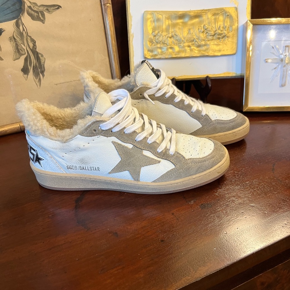 Golden Goose Sherpa lined Ballstar 38